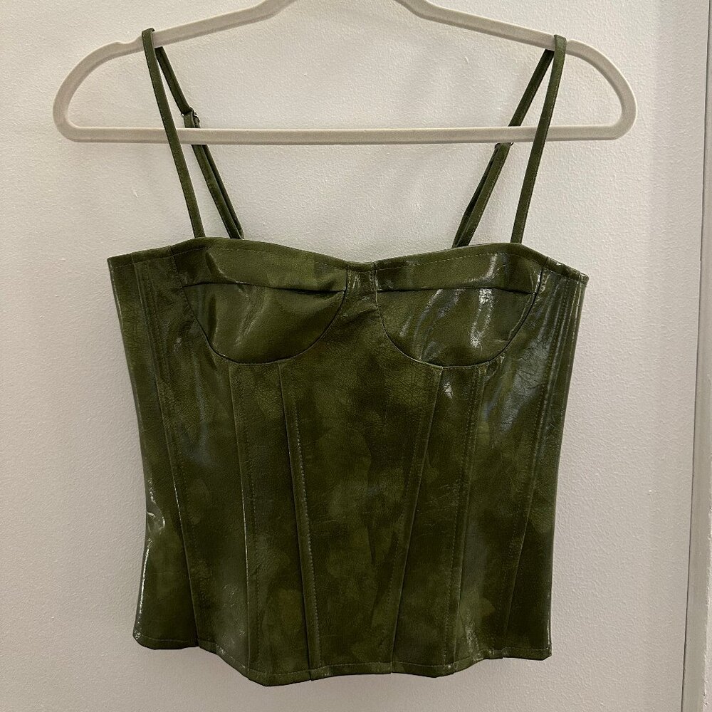 PLT Green Going Out Top